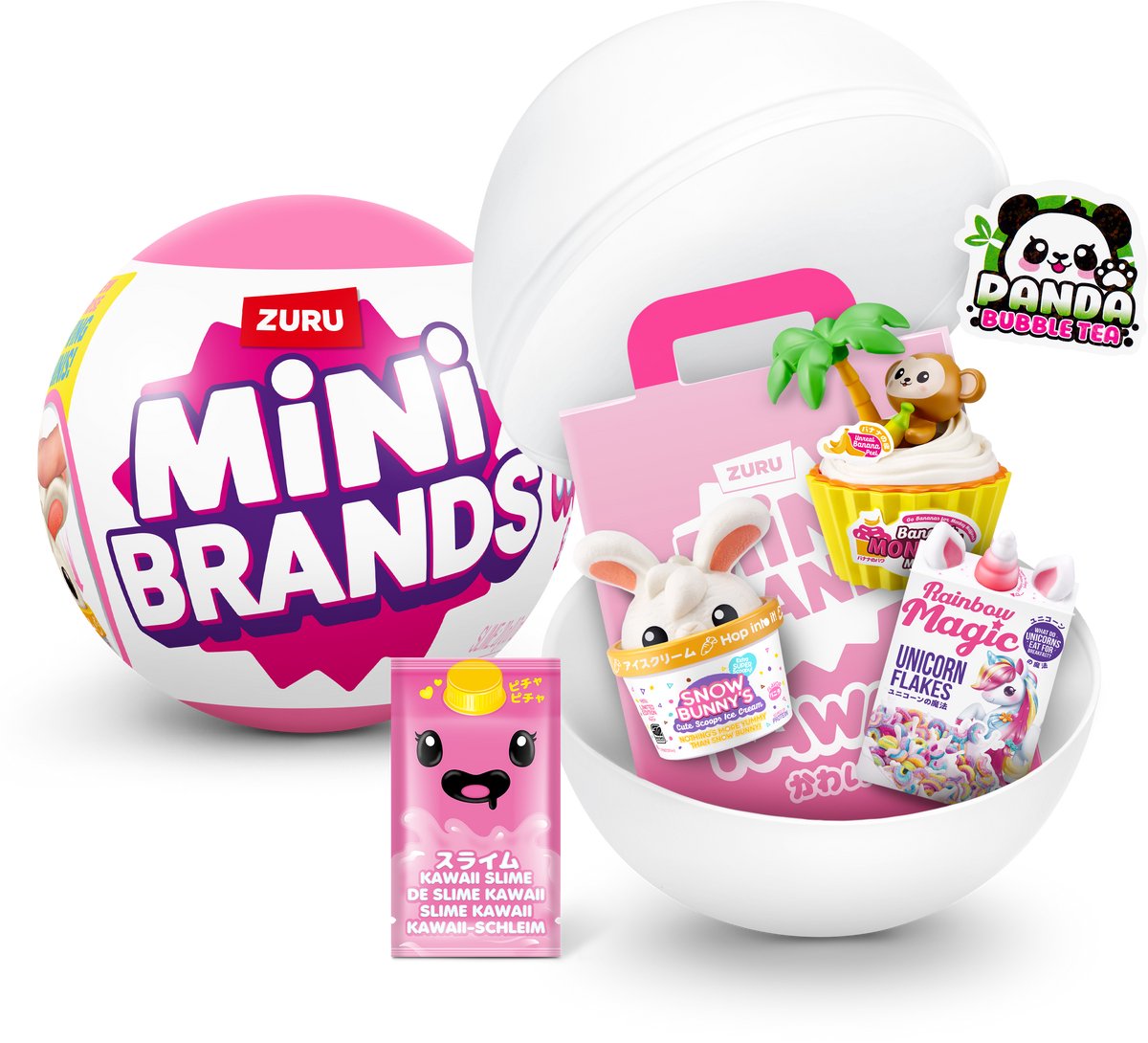 Mini marques kawaii capsule assorti