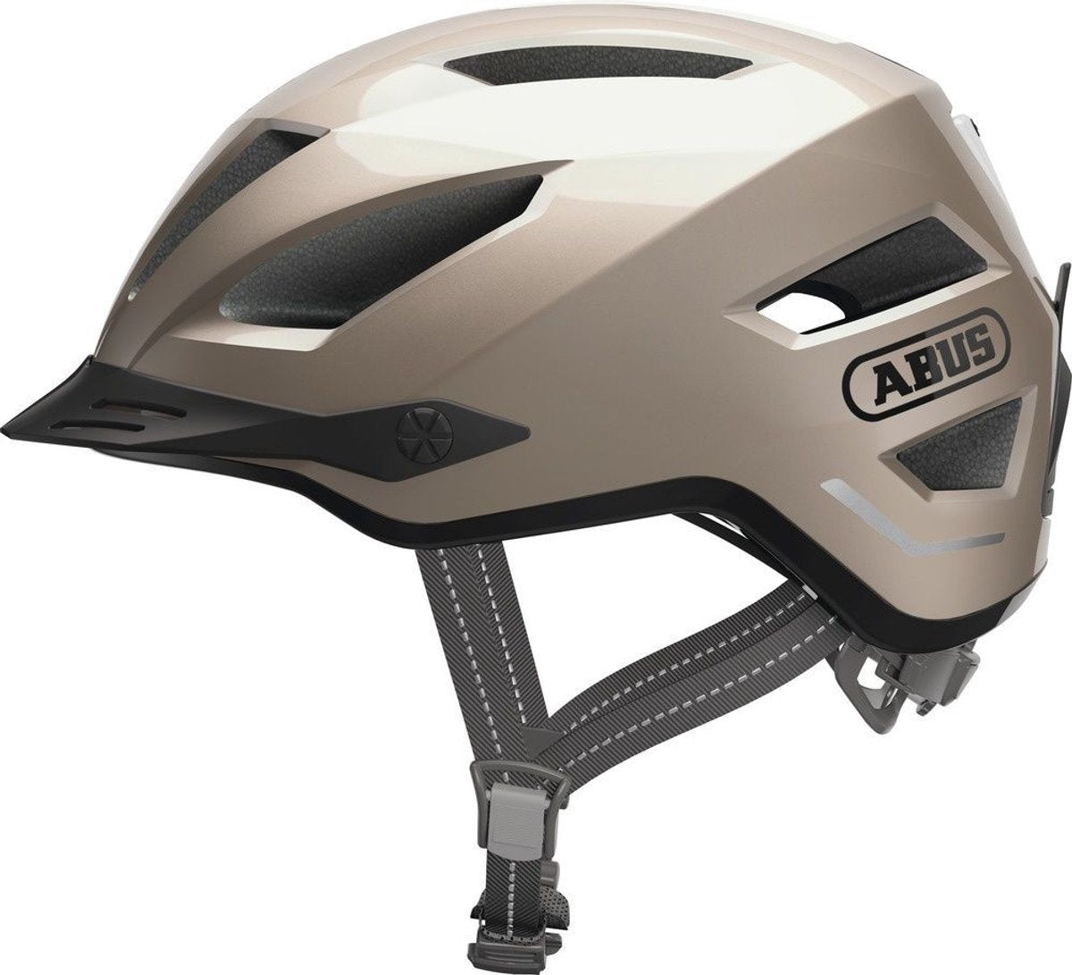 Abus pedelec 2.0 - casque de vélo champagne or s (51 - 55 cm)