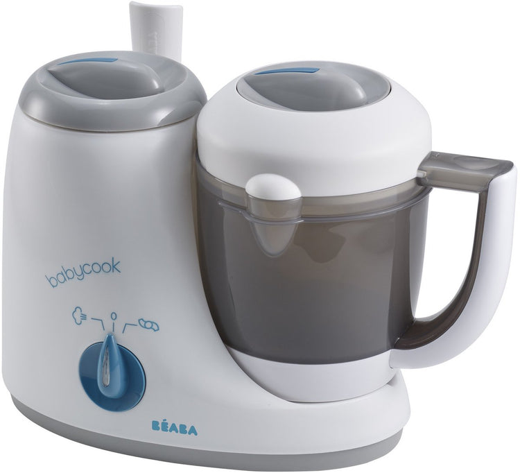 Béaba babycook original® - Mixeur cuiseur vapeur 4 en 1 - préparateur bébé - gris blanc - 800 ml - robot culinaire