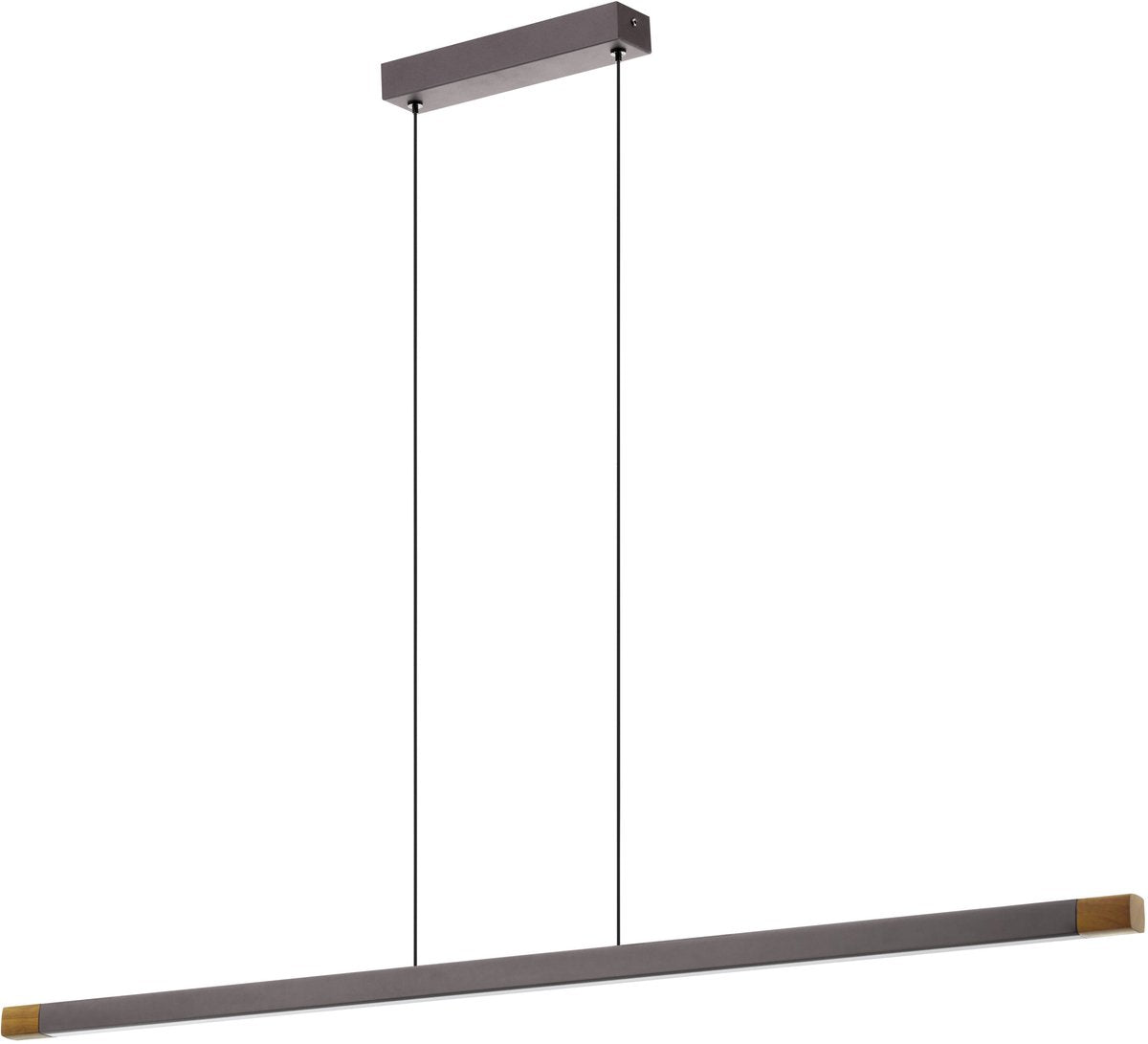 Lampe à suspension Eglo lisciana - LED - 126 cm - gris|marron|blanc - dimmable
