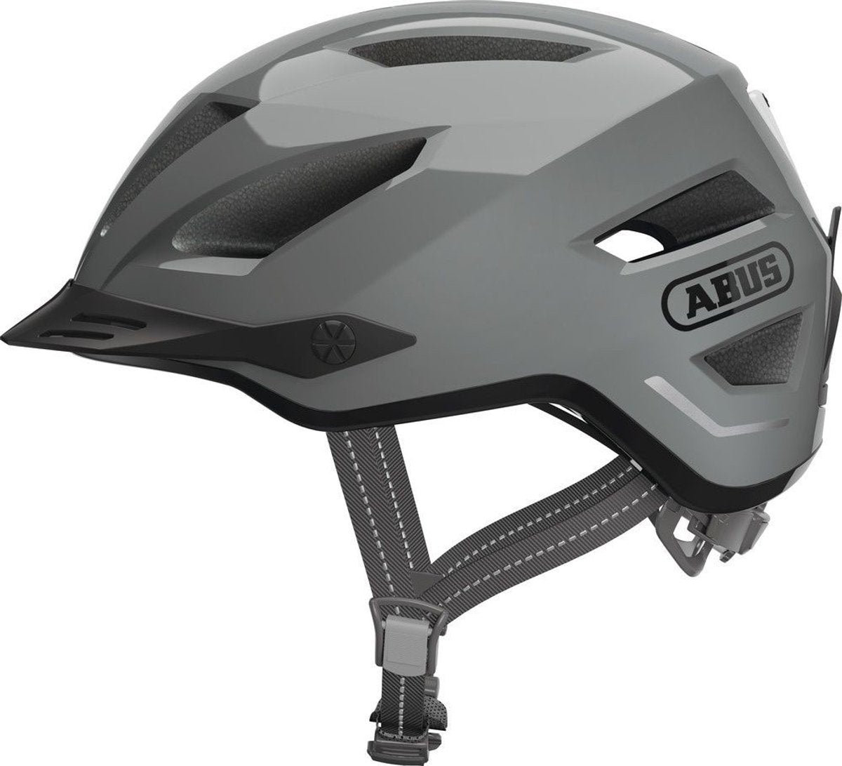 Abus pedelec 2.0 - casque de vélo race gris s (51 - 55 cm)