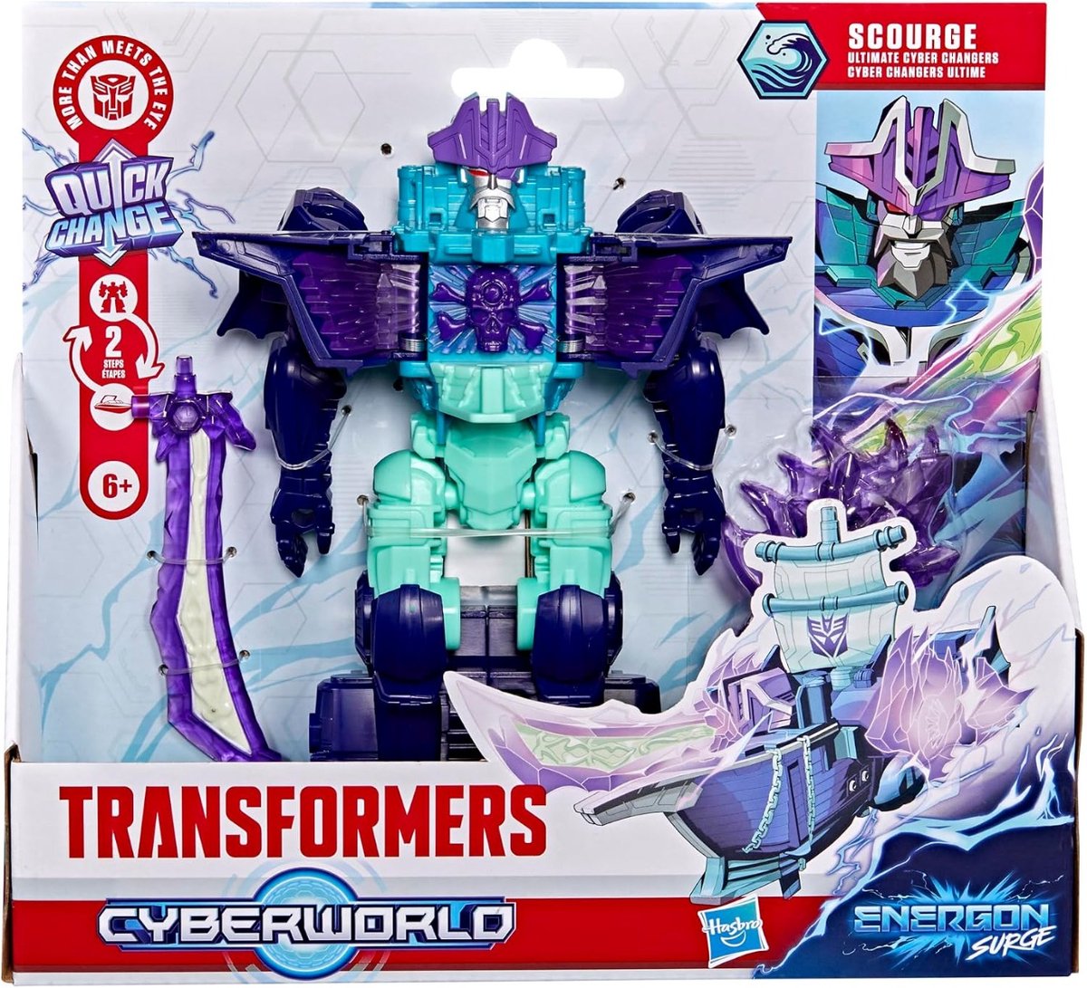 Hasbro transformateurs cyberworld fléau ultime des cyber-changeurs