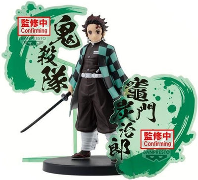 Banpresto co., ltd. tueur de démons : kimetsu no yaiba - figurine ex - statue tanjiro kamado 15cm