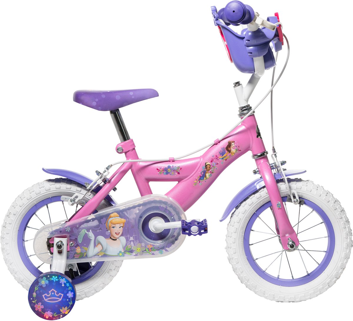 Vélo princesse Huffy Disney 12 pouces - vélo pour enfants - avec roues d'entraînement