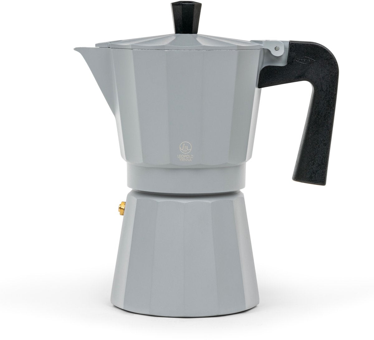 Léopold Vienne - percolateur moshi gris 6 tasses - pot moka