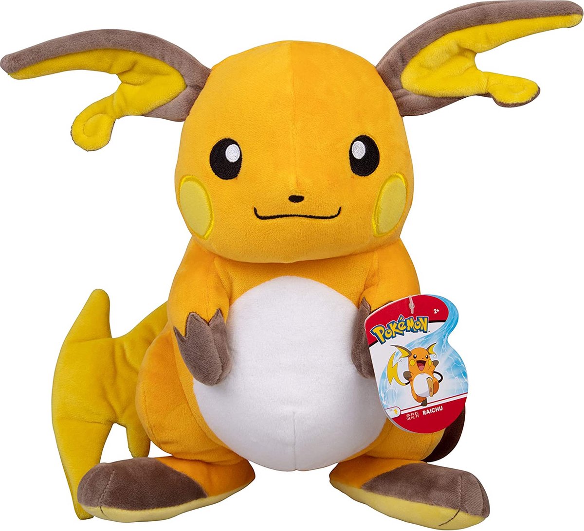 Peluche Pokémon Jazwares - Raichu 30 cm