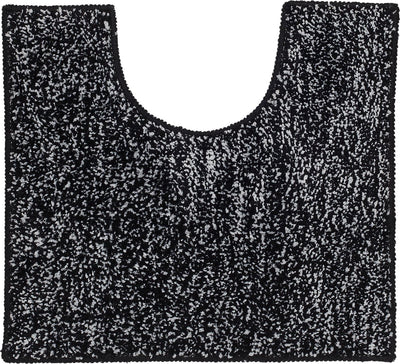 Tapis de toilette Sealskin mouchetés 45x50 cm - 100% polyester recyclé - noir