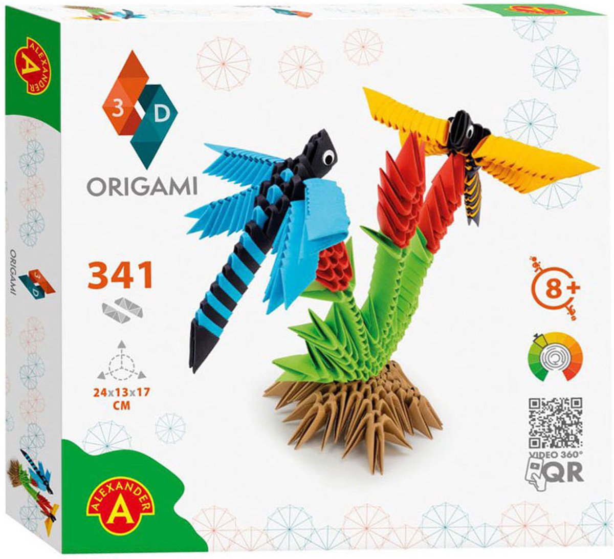 Origami 3D - Dragonflies, 341dlg.
