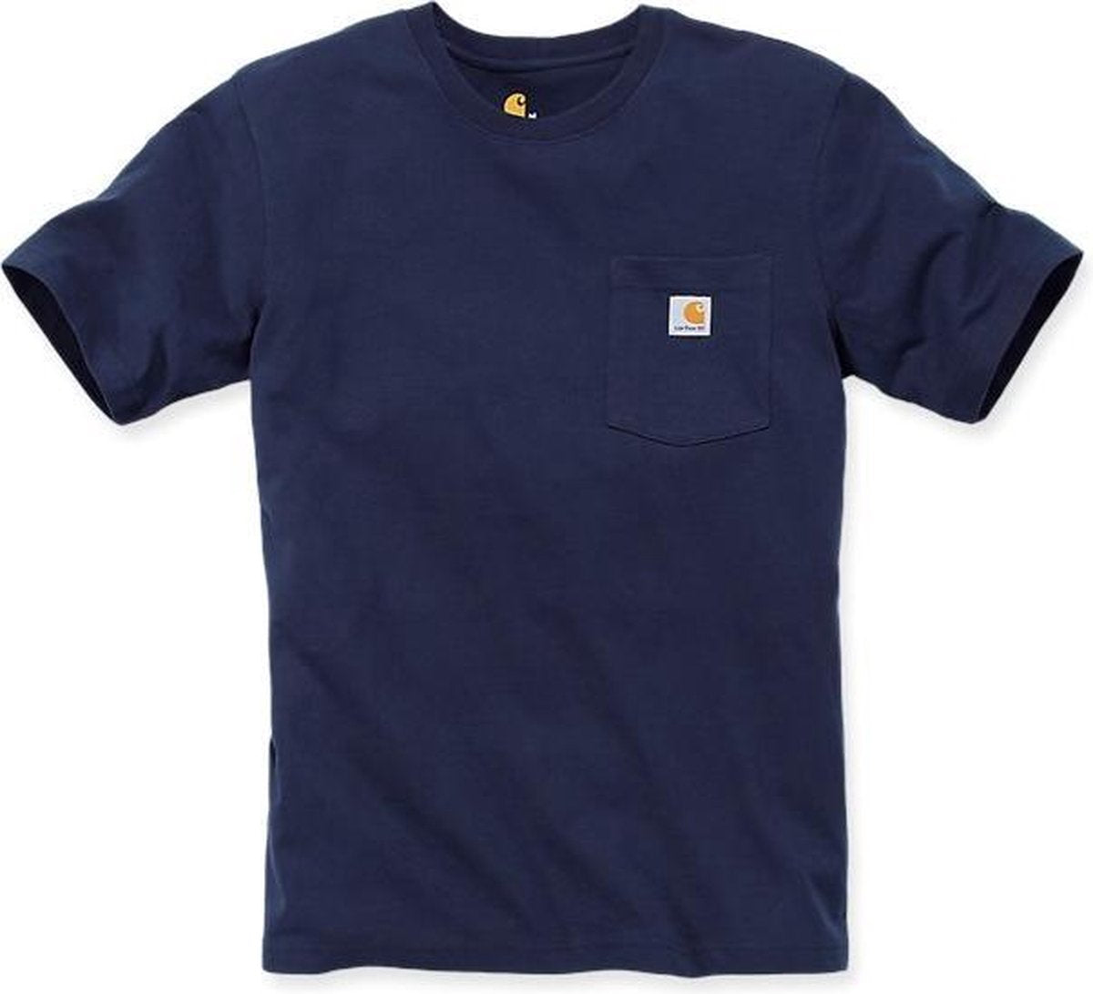 Carhartt 103296 t-shirt à poche pour vêtements de travail - coupe décontractée - marine - s