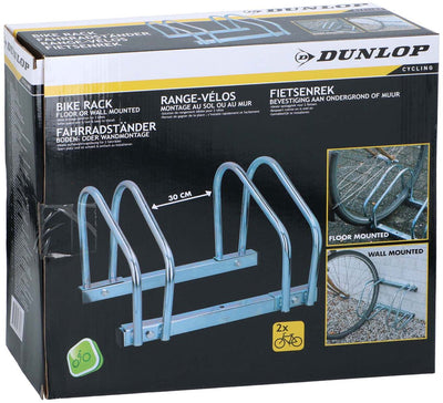 Support à vélos sur mur au sol, 2 vélos