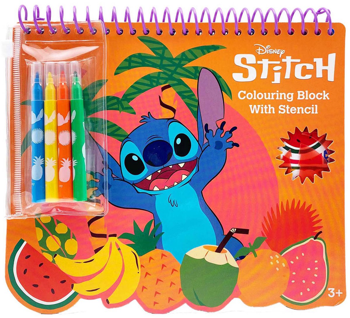 Point de bloc de dessin au pochoir Disney