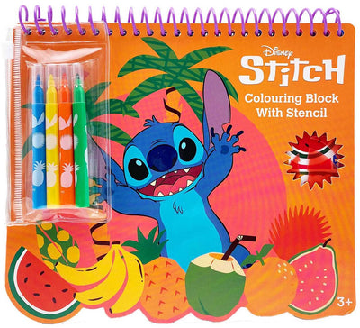 Point de bloc de dessin au pochoir Disney