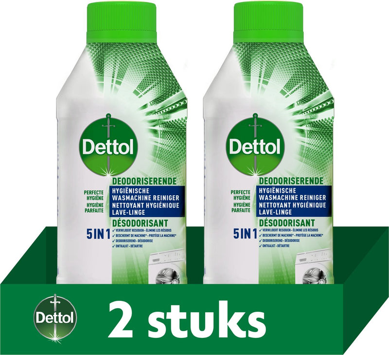 Nettoyant hygiénique pour lave-linge Dettol - 2x250ml