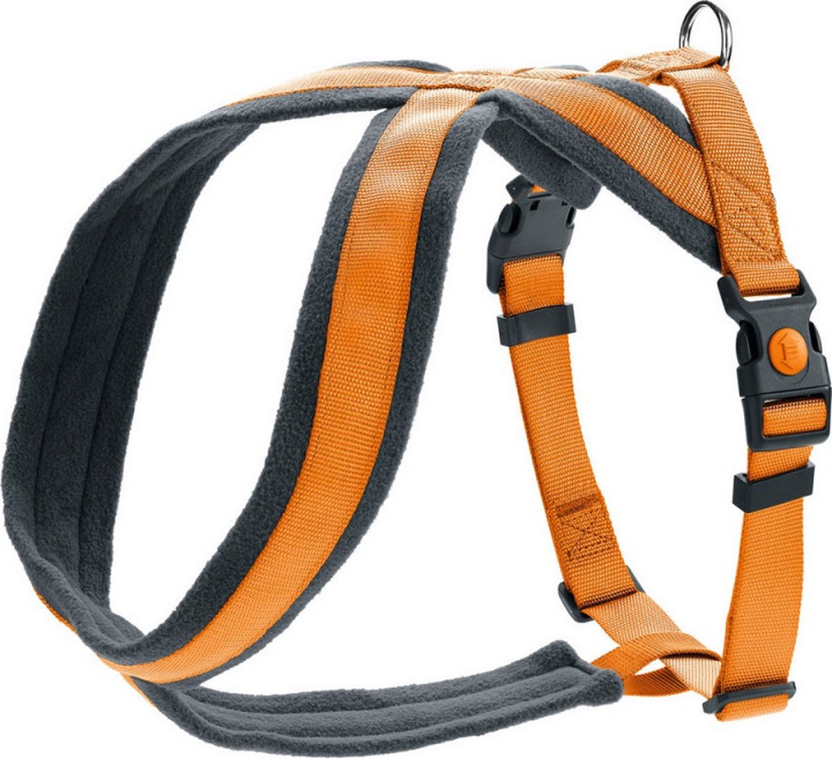 Harnais pour chien Hunter London confort 52-62 cm orange taille s m