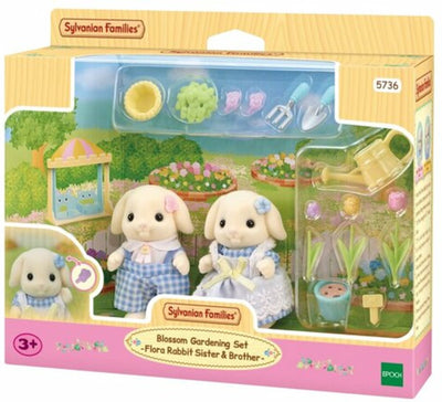 Epoch Sylvanian Families Garden and Flowers suspendu Rabbit Brother Sister