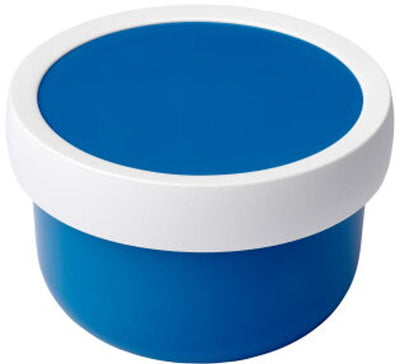 Mepal boîte à fruits campus - 300 ml - avec fourchette à fruits - se ferme bien - boîte à snacks - bleu