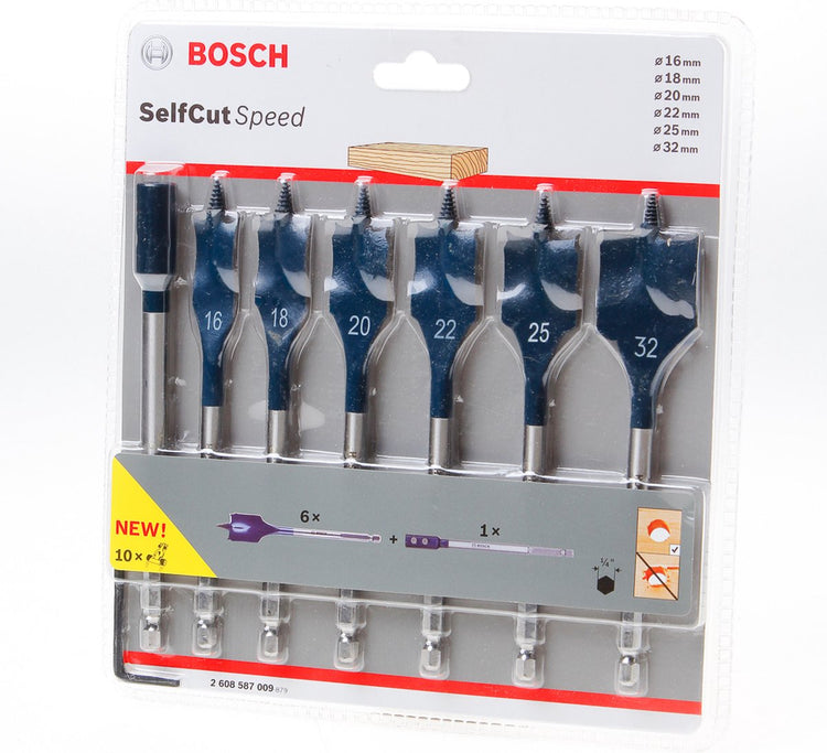 Bosch professionnel - kit de forets auto-coupants vitesse expert 16 18 20 22 25 32 mm 7 pièces