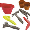 Chariot écoliff avec des outils de jardin