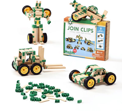 Rejoignez les clips de construction, les véhicules d'aventure, les jouets de construction 14 en 1.