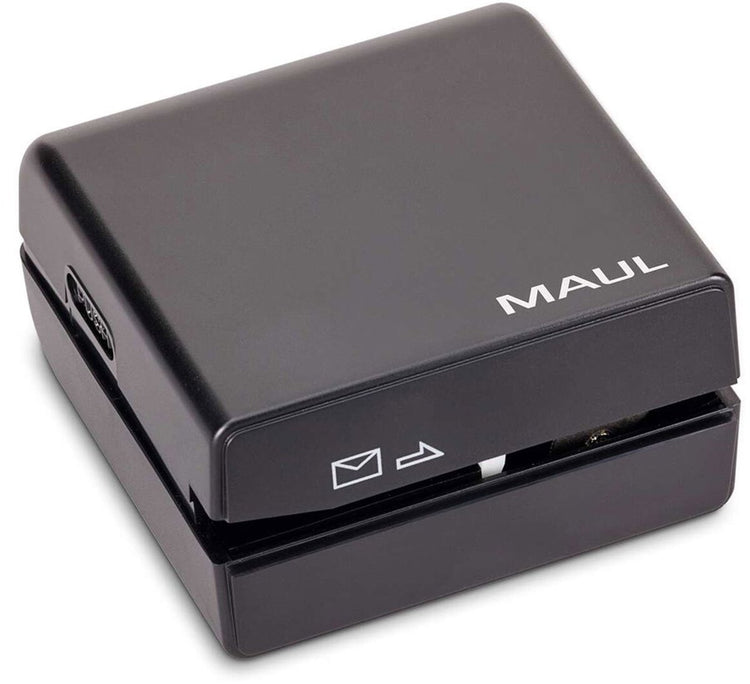 Maul ouvre-lettre électrique plastique acier métal 7,3 cm noir