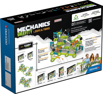 Gardenkraft geomag mécanique gravité re boucles tourne 130 pièces