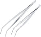 Pincettes de cuisson Westmark 2 - idéales pour un travail précis, surfaces de préhension dentelées pour une prise ferme, passent au lave-vaisselle, poignée ergonomique - acier inoxydable, 31062270