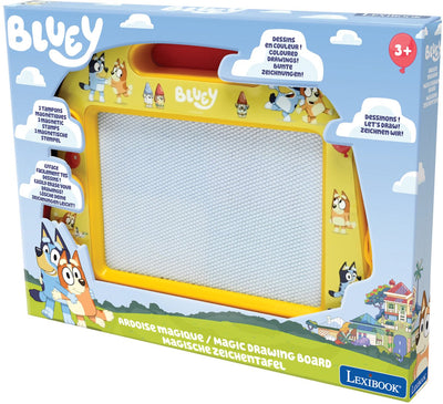Planche à dessin magnétique multicolore Lexibook bluey avec accessoires format A5