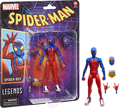 Hasbro figurine rétro Spider-Man Marvel Legends figurine Spider-boy 15 cm