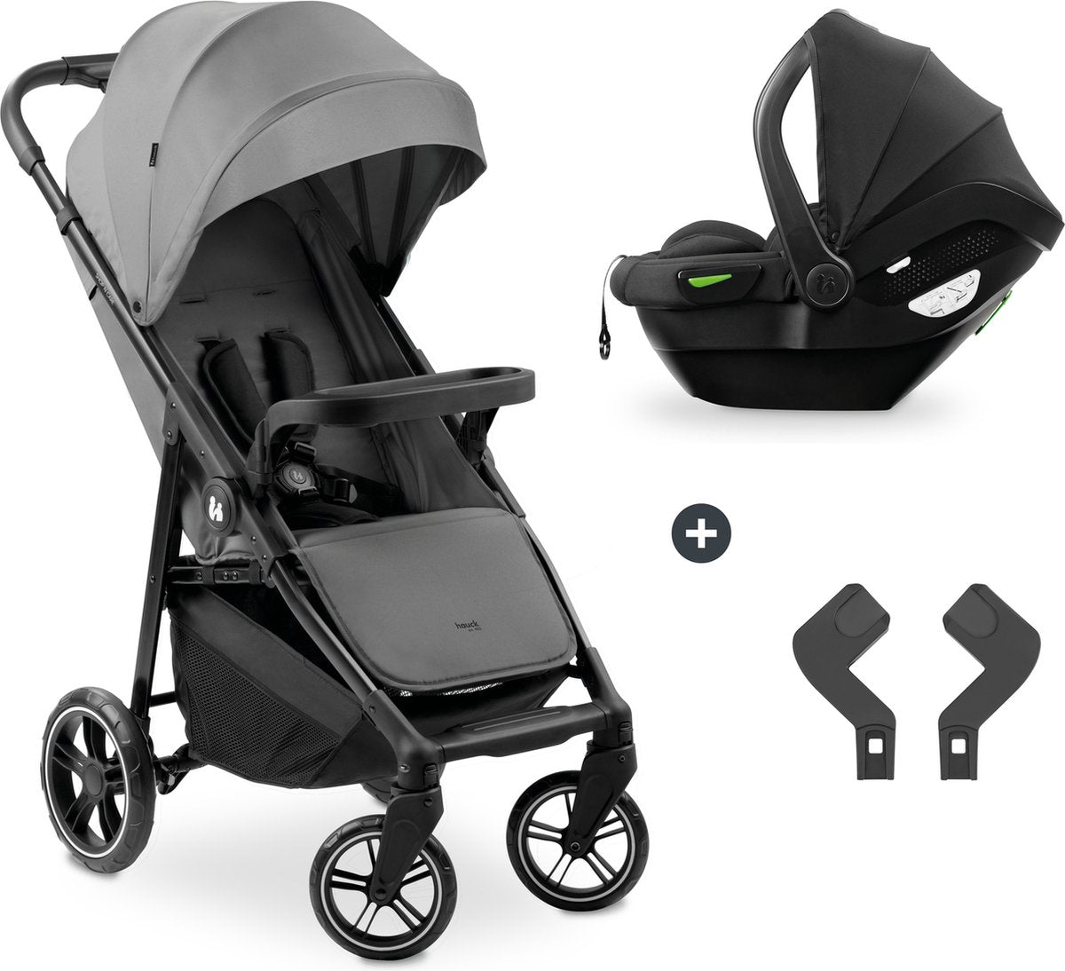 Hauck shop n care ensemble de voyage gris