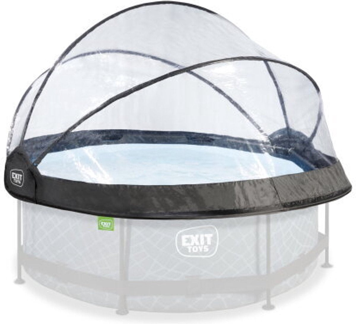 Exit toys exit auvent de piscine eco ø244cm - dôme de piscine - universel - accessoire de piscine - résistant aux intempéries