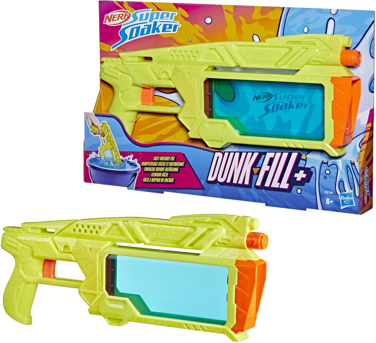 Remplissage de dunk nerf super trempage - pistolet à eau
