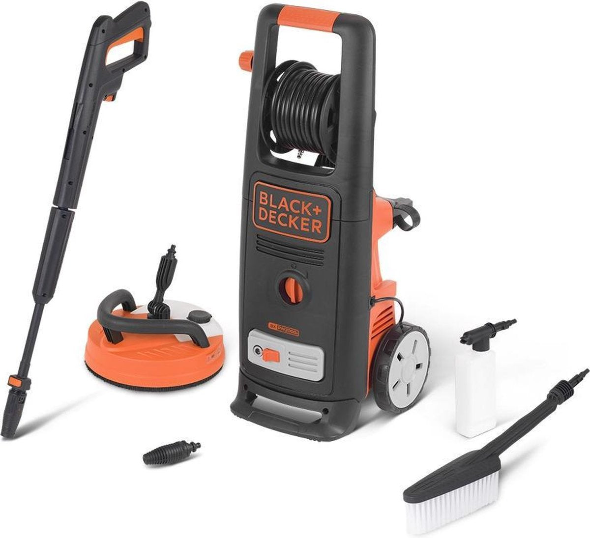Nettoyeur haute pression Black+decker bxpw2000pe - 140 bar - 2000 watts - 440 l h - mobile