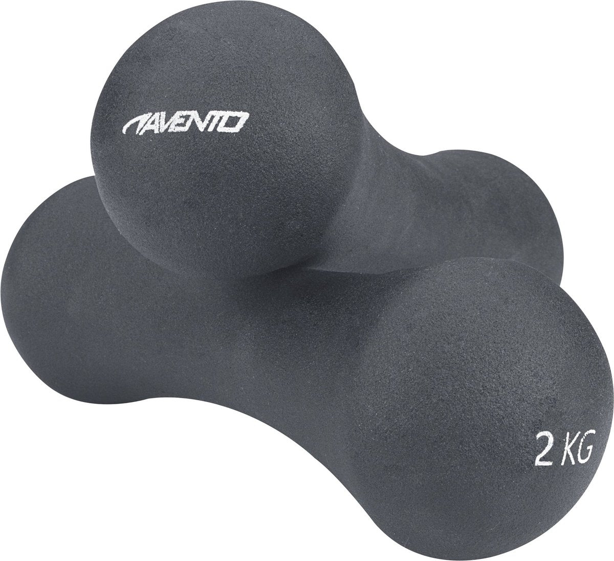 Jeu de poids à main Avento - os - 2x 2 kg - gris