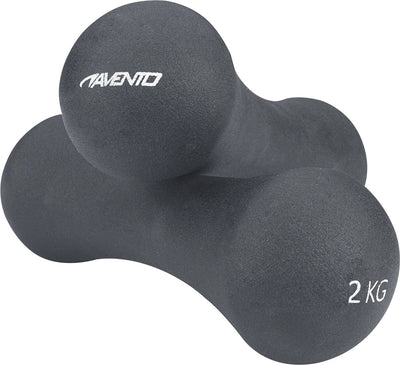 Jeu de poids à main Avento - os - 2x 2 kg - gris