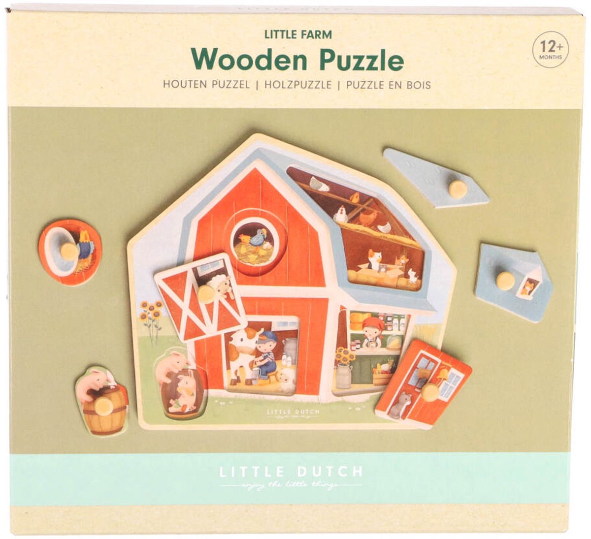 Tiamo Little Farm Wooden Puzzle
