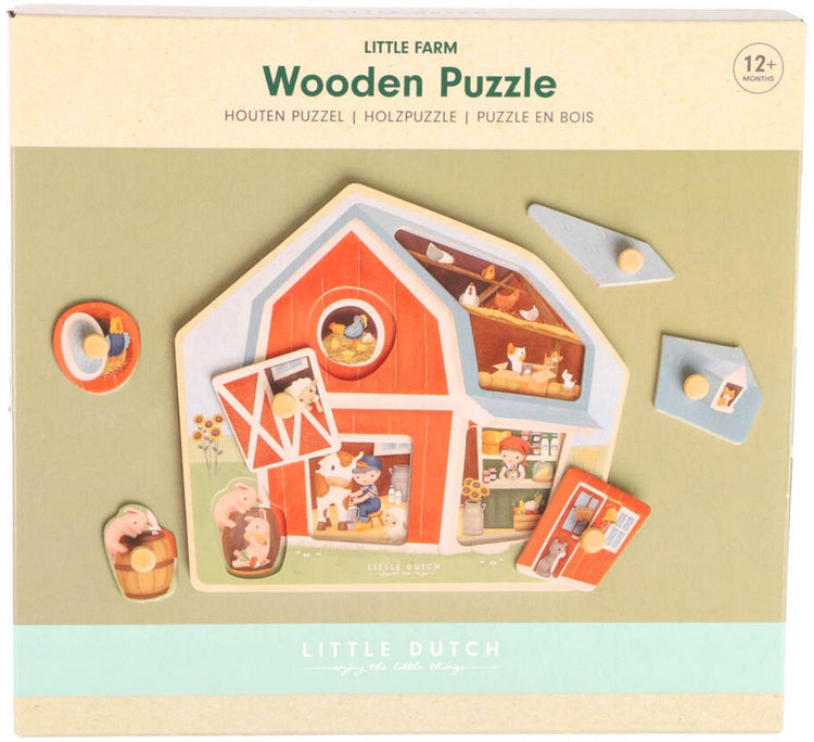 Tiamo Little Farm Wooden Puzzle