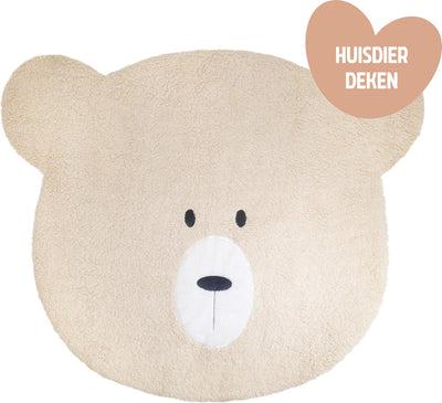 Bois de rose - tapis couché cupidon comète - couverture en peluche - universel - cadeau de Noël pour animaux de compagnie - ours en peluche
