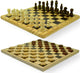 Jeu de dames d'échecs Hot Games en bois imprimé 29x29 cm.
