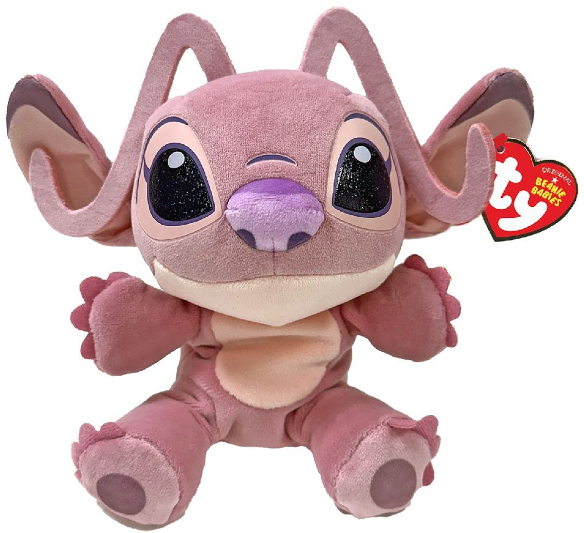 Ty peluche Disney Stitch ange 15 cm