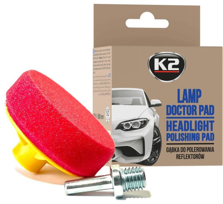 K2 k533 parfait - mousse de polissage pour perceuses - 80mm - filetage m14 - avec adaptateur