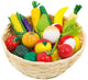 Goki Fruits et légumes dans un panier, 23dlg.