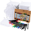 Creativ company group set de maniques avec marqueurs, noir, blanc, 1 set