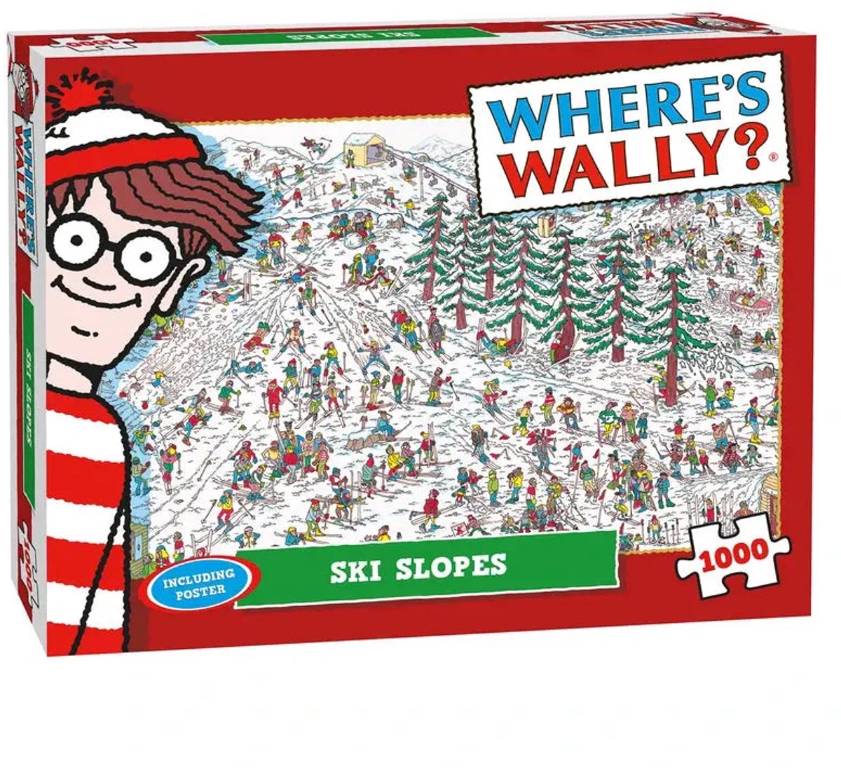 Où est Wally XMS où est Wally les pistes de ski puzzle 1000 pièces (copie)