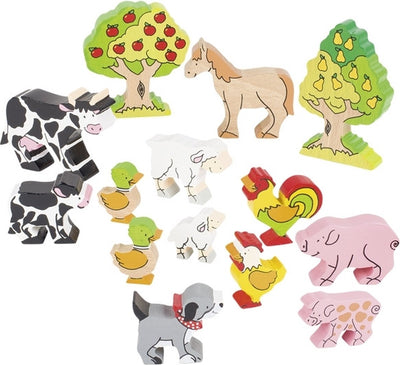 Goki Wooden Farm Dieren, 14e.