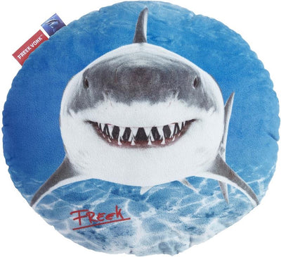 Coussin décoratif coussin requin Spark Freek - dia 40 cm - bleu