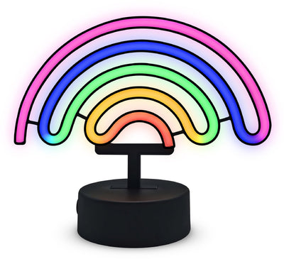 Party funlights - Lampe LED néon arc-en-ciel - arc-en-ciel - multicolore - sur USB et piles