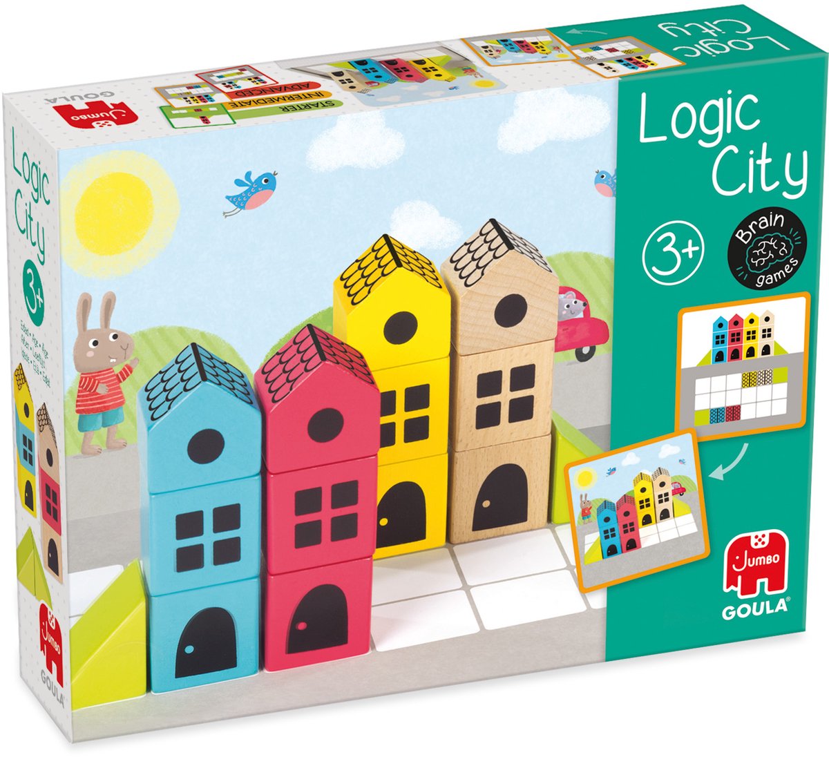 Jumbo goula - jeu préscolaire éducatif de ville logique