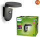 Philips LED Applique d'extérieur Philips Tyla - anthracite - avec capteur - 9 W