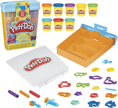 Ensemble de rangement pour animaux fantastiques Play-doh - 8 pots en argile