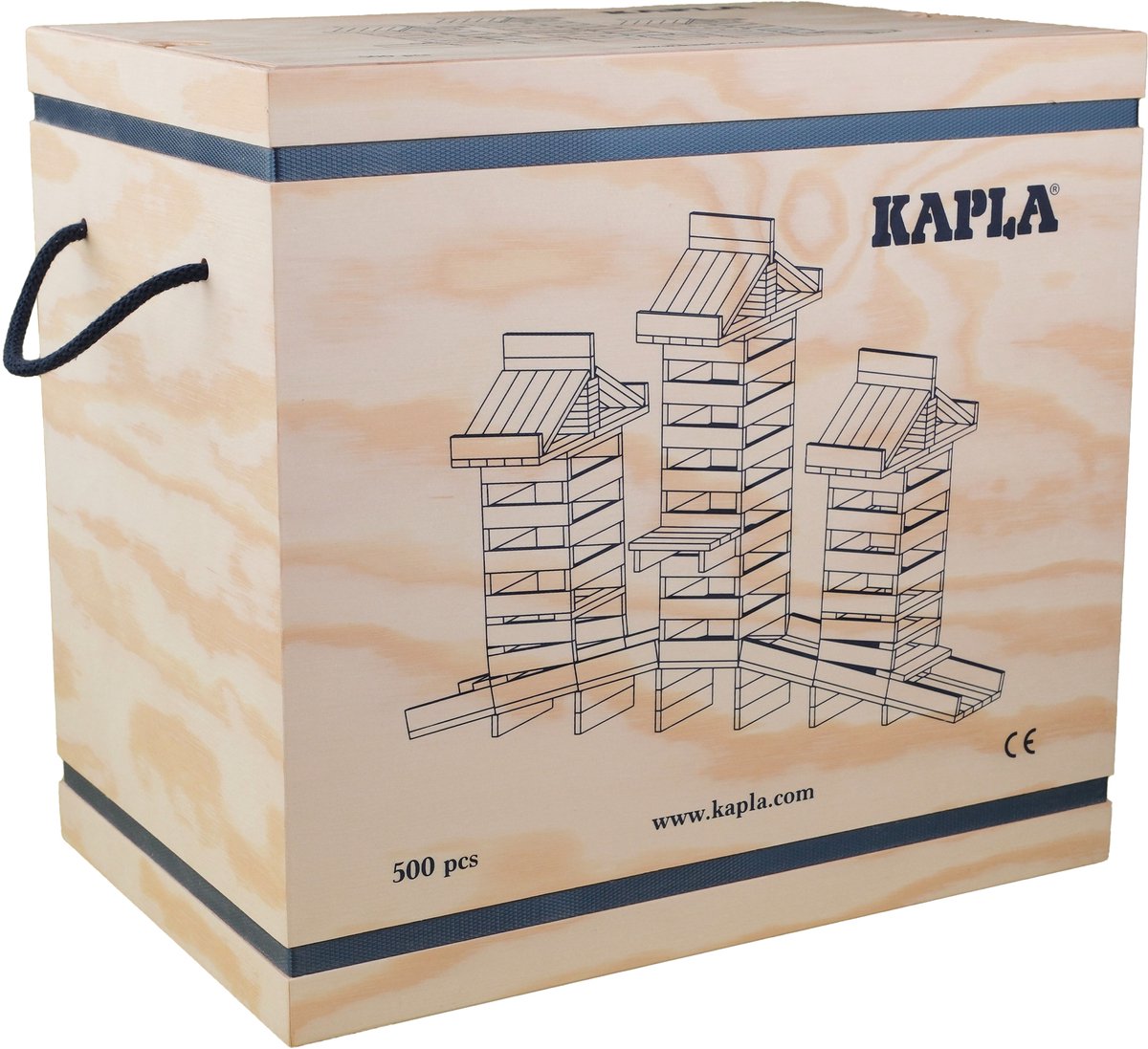 Kapla - couleur - jouets de construction - 500 planches